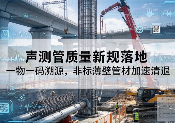 扎兰屯声测管质量新规落地，一物一码溯源，非标薄壁管材加速清退